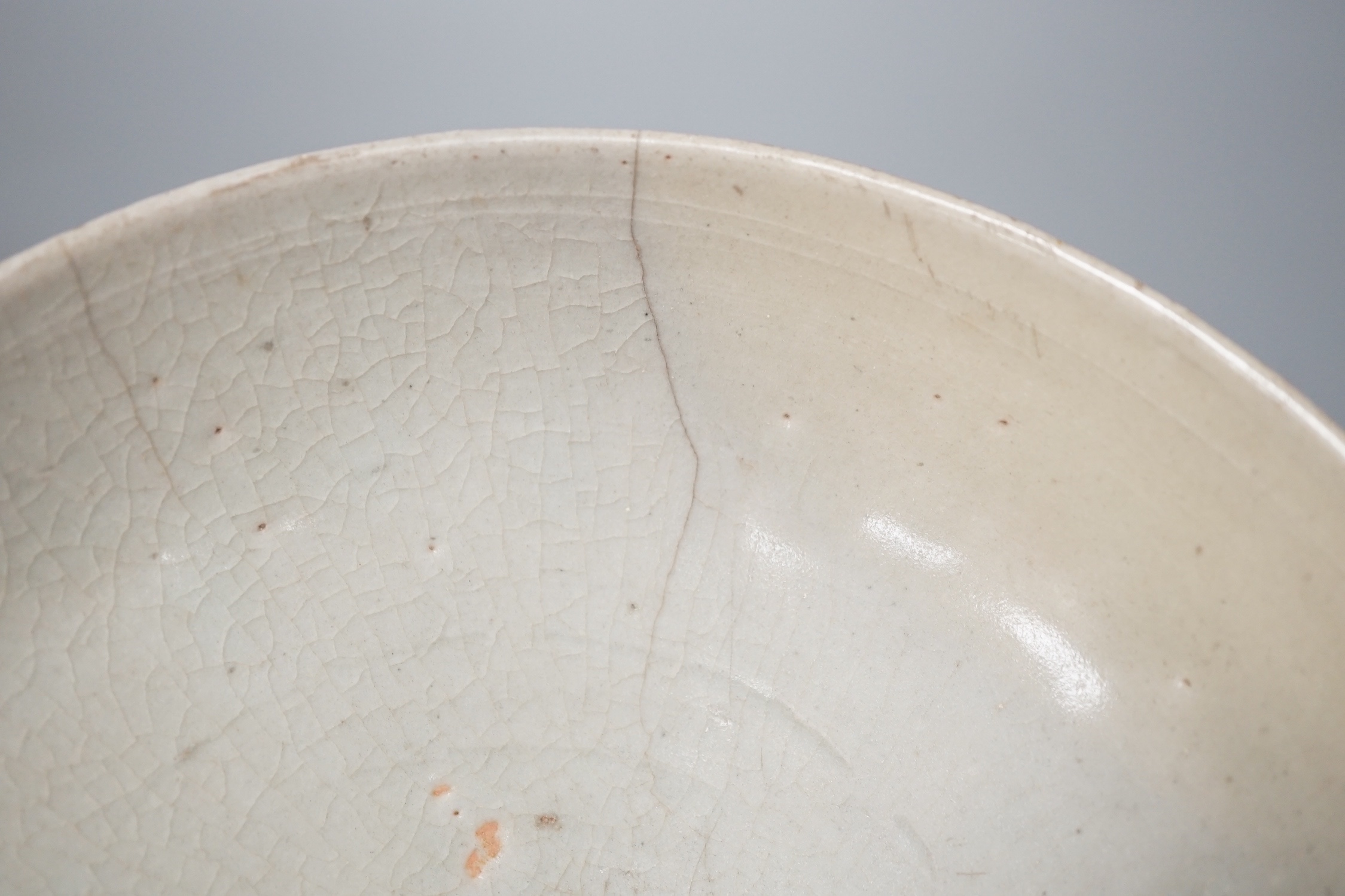 Two Chinese celadon bowls, Song Dynasty, largest 19cm